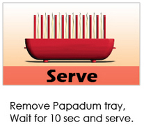 Papadum Express Microwave Tray