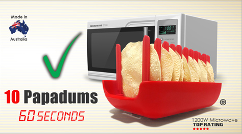 Papadum Express Microwave Tray